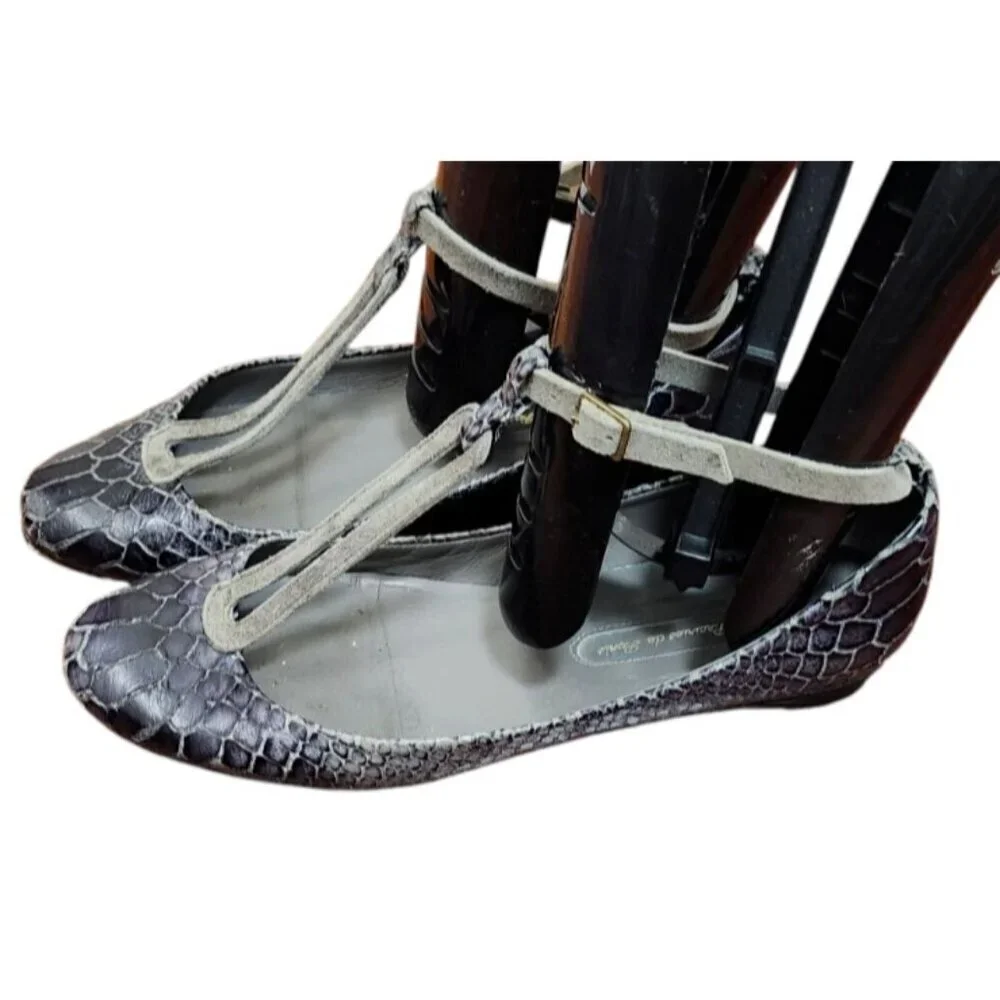 Les Prairies de Paris - Grey Flat ballerinas Size EU 37/US 6.5